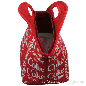 Neoprene Lunch Bag, Keeping Warmth and Convenient Carrying Handle, Different Patterns Available